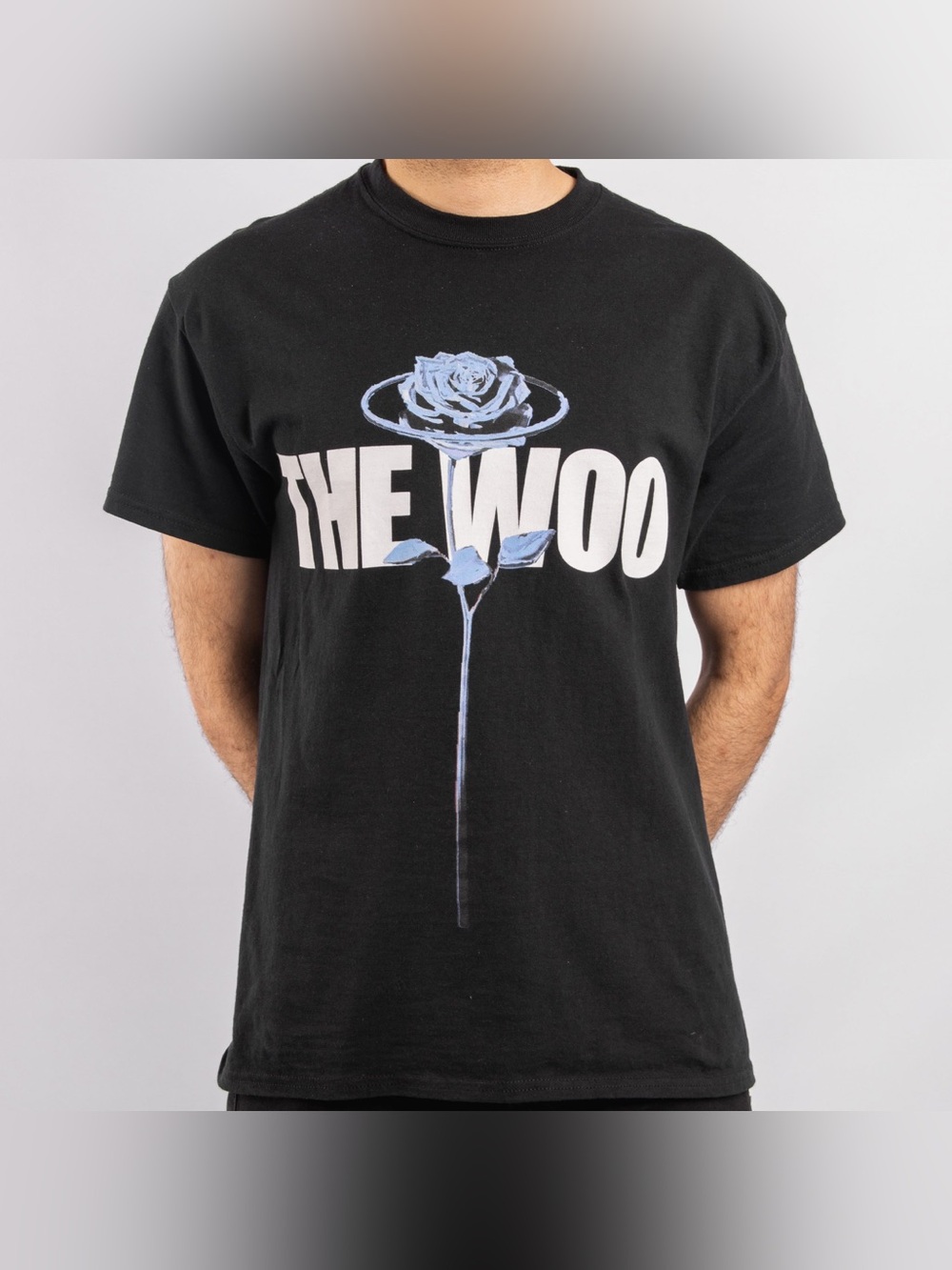 Pop Smoke x Vlone The Woo Tee Black Size Small Graphic T-shirt Cotton Unisex